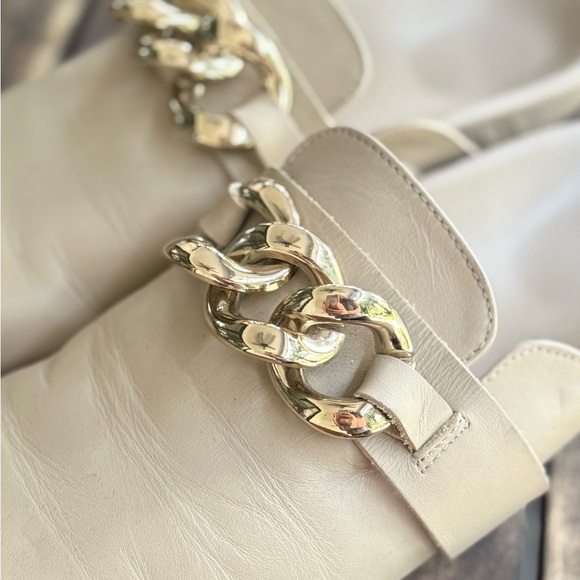 Alohas x Free People Fireplace Chain Clog – Bone Beige | Size 8 | Made in Spain - Picture 5 of 9